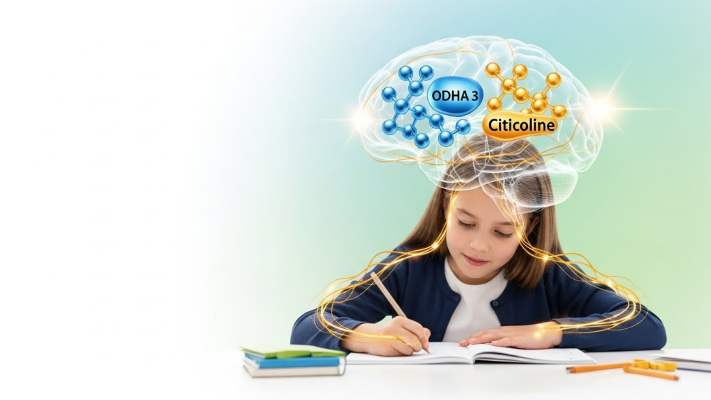 Çocuklarda Odaklanma ve Hafıza Takviyesi: Sitikolin ve Omega 3’ün Rolü