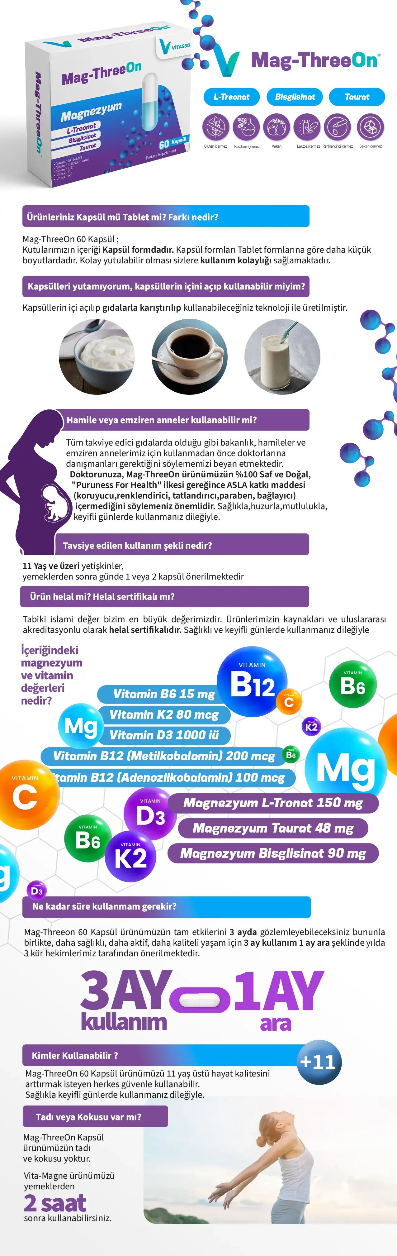 MAG-THREEON 60 KAPSÜL MAG-THREEON 60 KAPSÜL