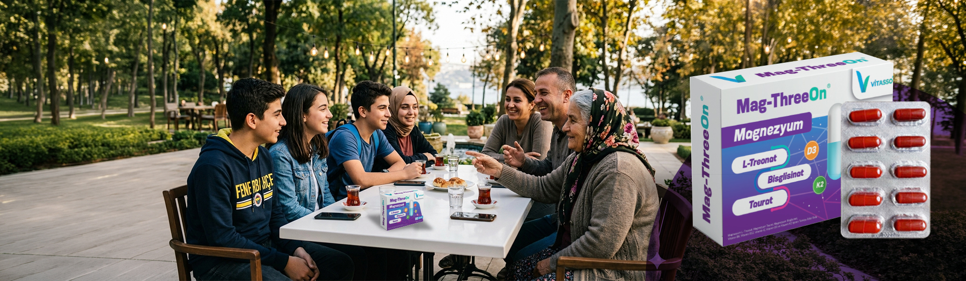 Kas ve Kemik Sağlığı Desteği 3 Organik Magnezyum Formuyla Bir Arada!