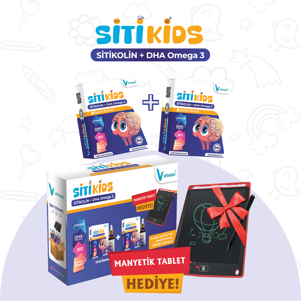 2'li SİTİKİDS 50 ML DAMLA (MANYETİK TABLET HEDİYELİ)