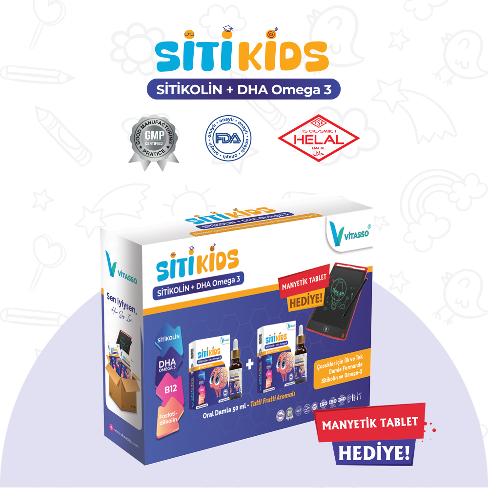 2'li SİTİKİDS 50 ML DAMLA (MANYETİK TABLET HEDİYELİ) 1